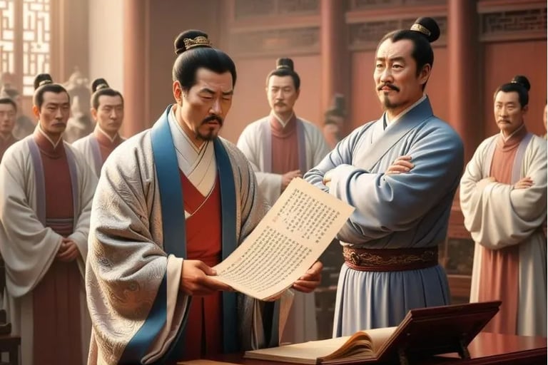 Lê Tòng Giáo không đọc được chiếu, Đinh Củng Viên nhắc theo lời trần nhân tông