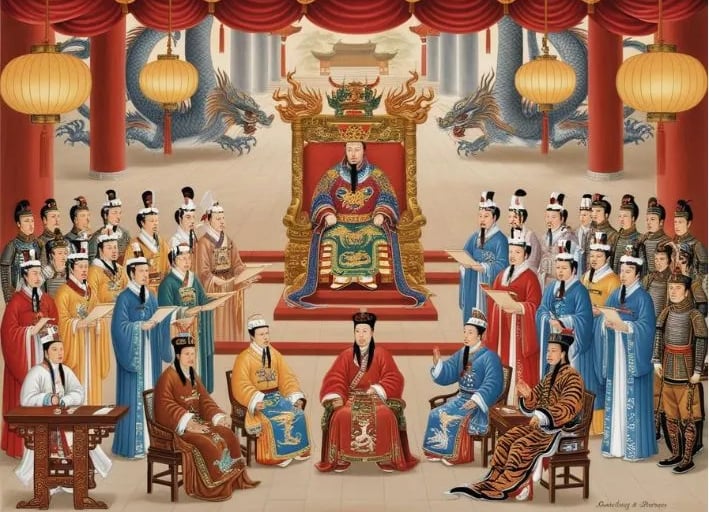 Trần Đạo Tái và Trần Khắc Chung đồng ý hôn sự của Huyền Trân trong khi triều đình đều phản đối.
