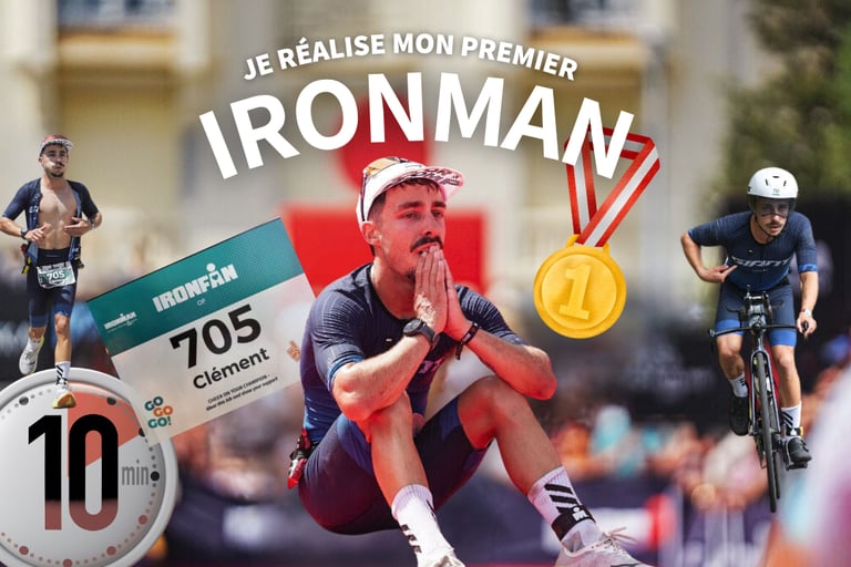 Miniature du documentaire sur l’Ironman des Sables-d’Olonne montrant l’athlète réalisant son premier