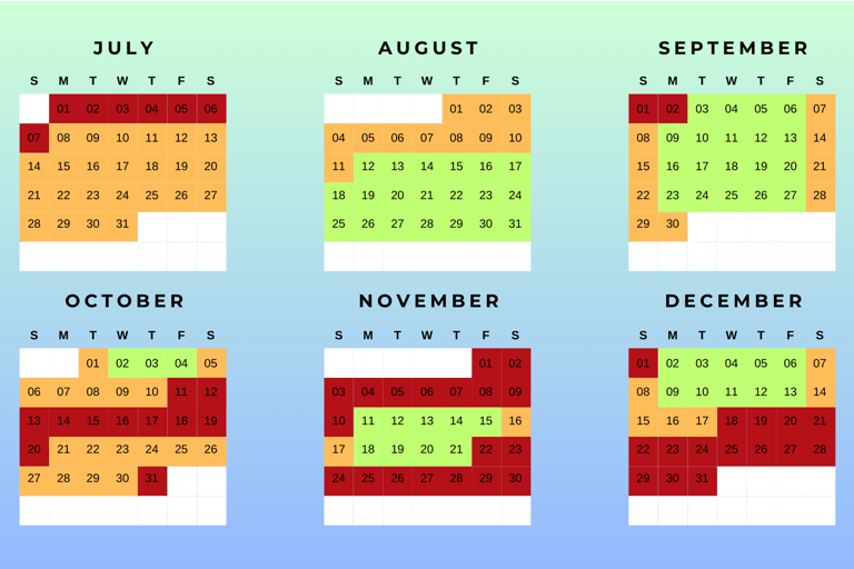 crowd calendar