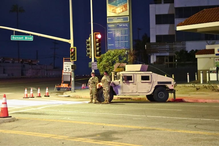 Los Angeles, CA Troop Deployment by President Donald Trump 2025