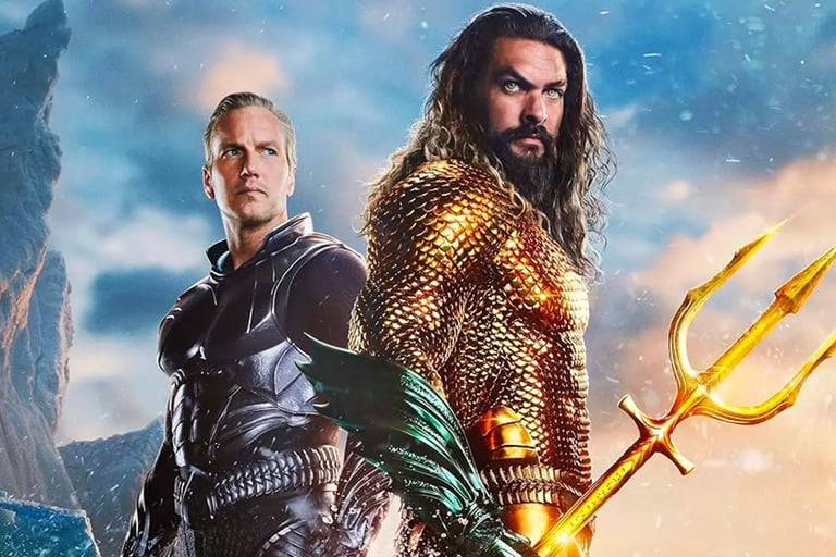 Orm and Aquaman (detail from the film poster)