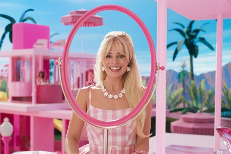 Margot Robbie as Barbie