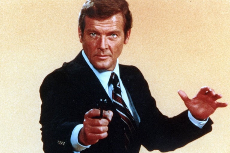 Roger Moore as James Bond