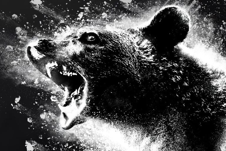 Cocaine Bear poster detail