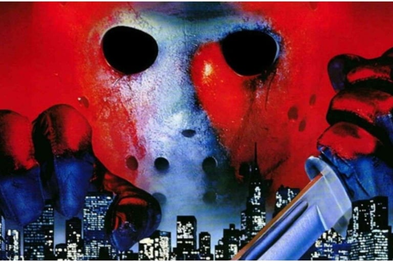Jason Takes Manhattan poster detail