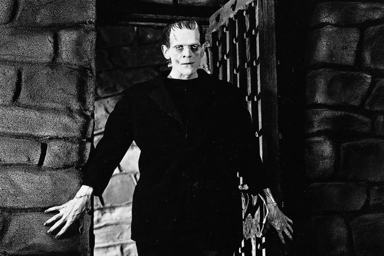 Boris Karloff as the Frankenstein Monster