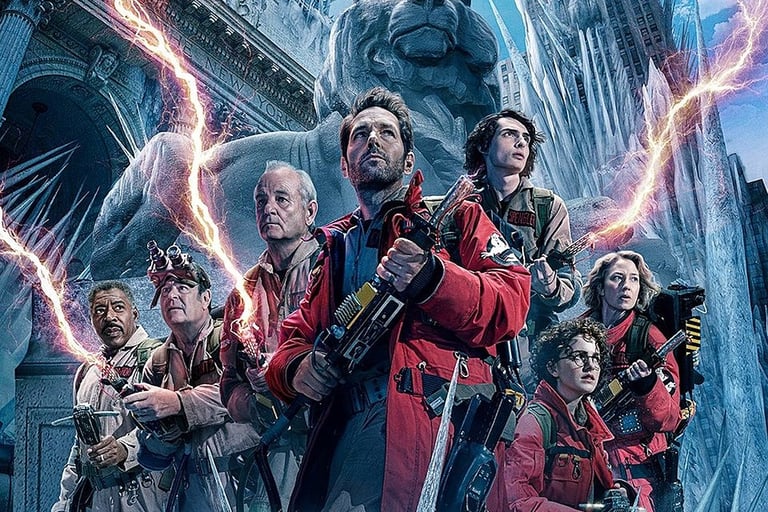 All Ghostbusters ready for action