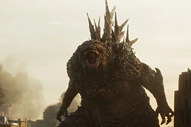 Godzilla attacks