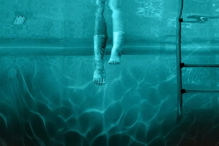 Detail from Night Swim film poster