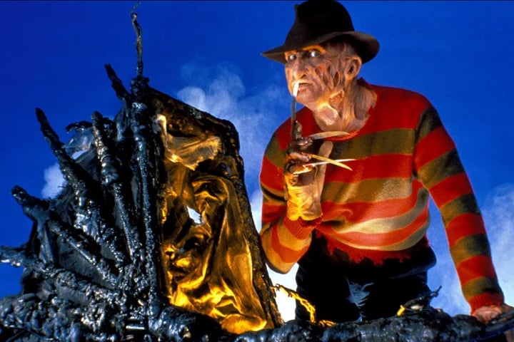 Freddy Krueger and his nightmare pram.
