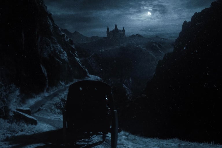 Approaching Orlock's castle