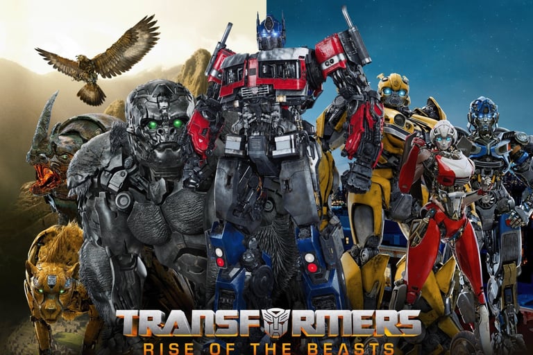 Transformers: Rise of the Beasts cinema poster