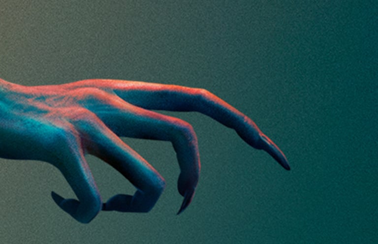 'Salem's Lot poster detail - hand