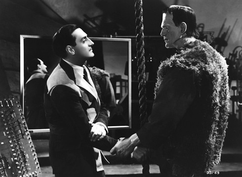 Basil Rathbone & Boris Karloff