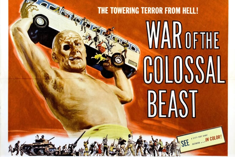 War of the Colossal Beast poster