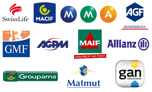 a group of logos of various brands of business