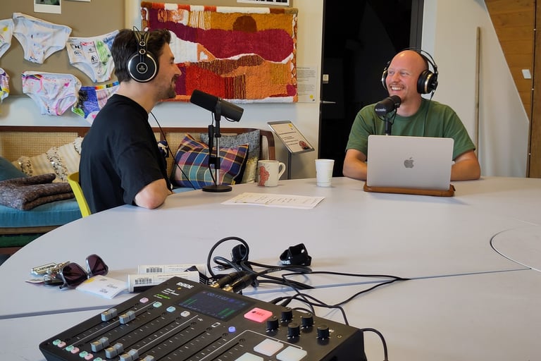 Podcast opnames met Rens Peters - Blckbrd