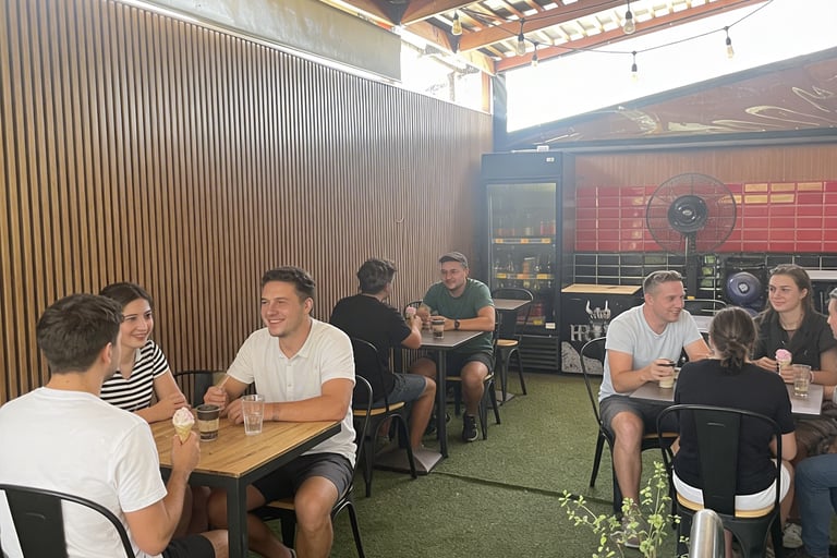 Terraza principal  para los padres