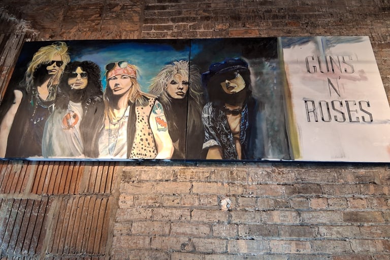 This is our Custom Canvas Mural done to complete perfection