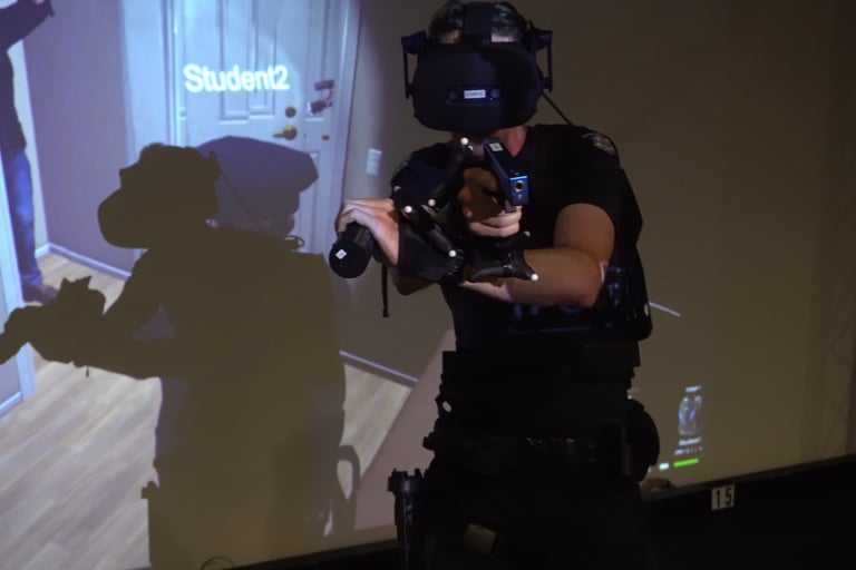 Virtual reality training for law enforcement