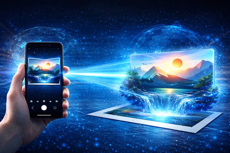 Scan our products and watch them come to life in real time