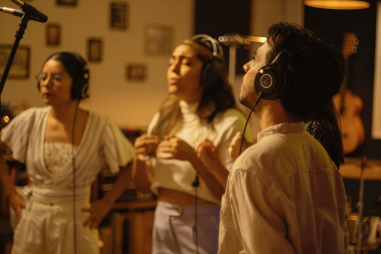 Producción musical en CDMX, grabación de voces, estudio de grabación