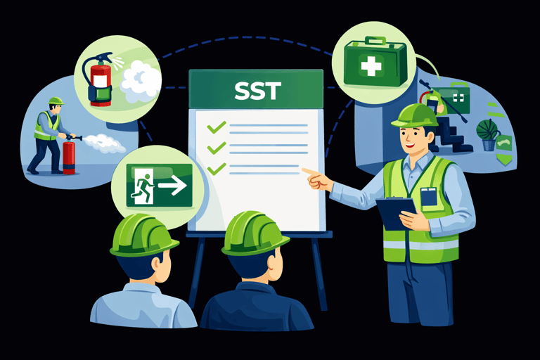 Formations sécurité - SST - Extincteur - Evacuation