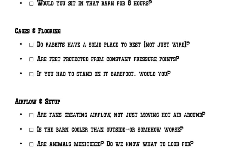 a reality check. list.