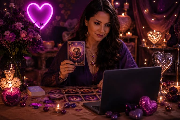 consulta online pela internet com taróloga especialista em amor