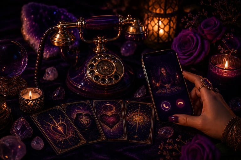 Consulta de Tarot pelo telefone com atendimento de cartomantes ao vivo