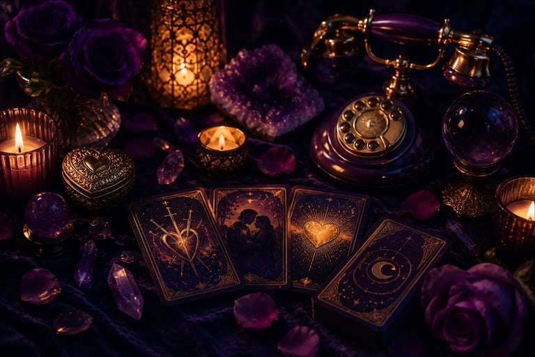 Consulta de Tarot por telefone e Baralho Cigano ao vivo