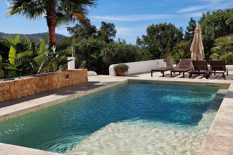 ibiza villa terrace mediterranean lifestyle