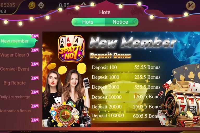 3 Patti No 1 card game in Pakistan with deposit bonus and secure gameplay
