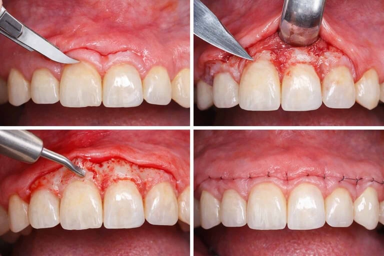 cosmetic crown lengthening