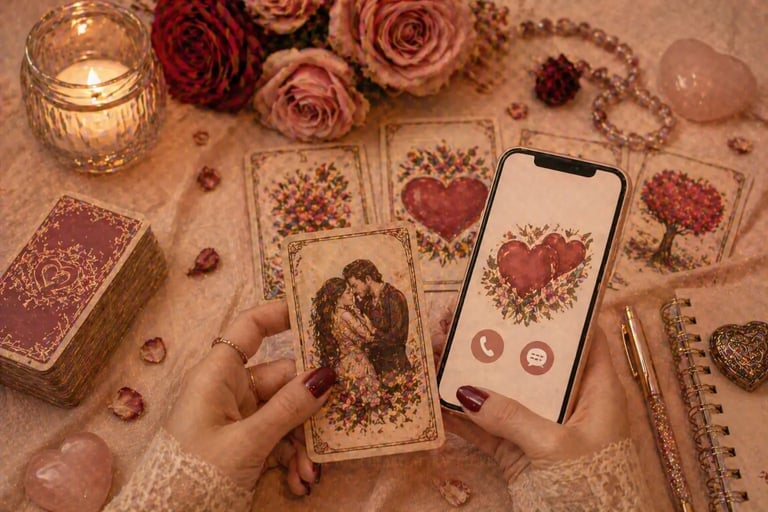 Realize sua consulta de tarot do amor pelo WhatsApp com tarólogo profissional 
