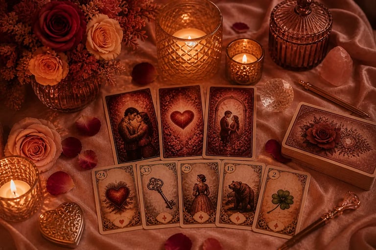 Consulta de tarot e baralho cigano do amor por WhatsApp com especialista experiente em amor