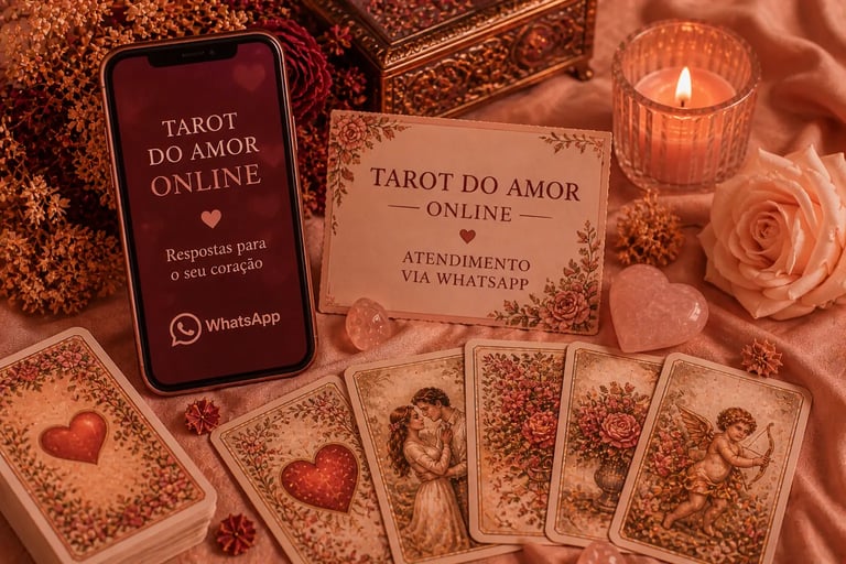 Consulta de tarot do amor online pelo WhatsApp com atendimento especializado