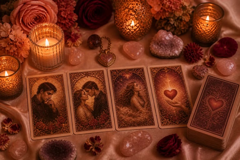Leitura de tarot do amor para descobrir se ele pensa em você, a frequência dos pensamentos 