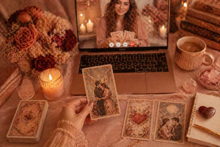 inicie sua consulta de tarot do amor online agora com tarólogo profissional
