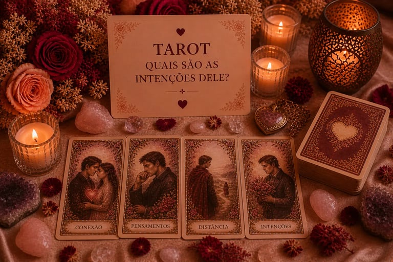 Tarot do amor: revelando as reais intenções dele e sentimentos ocultos