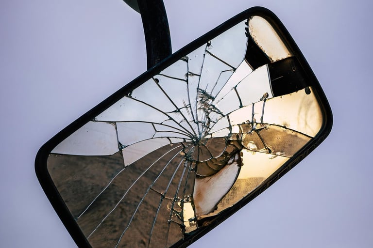 broken side mirror replacement Palm Bay FL mobile service