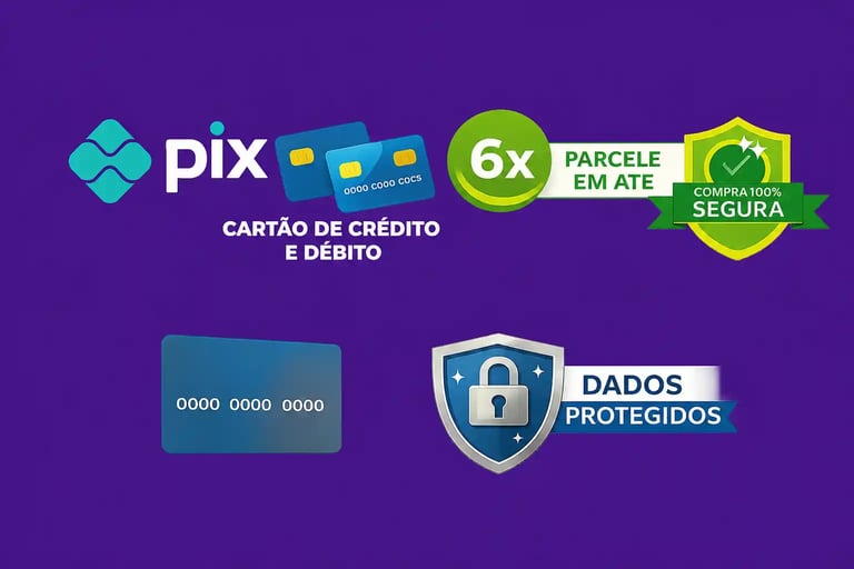 Métodos de Pagamento - Livro Mate Seus Sonhos