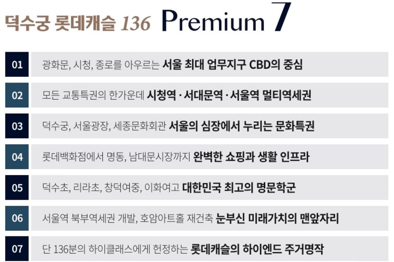 덕수궁 롯데캐슬 프리미엄
