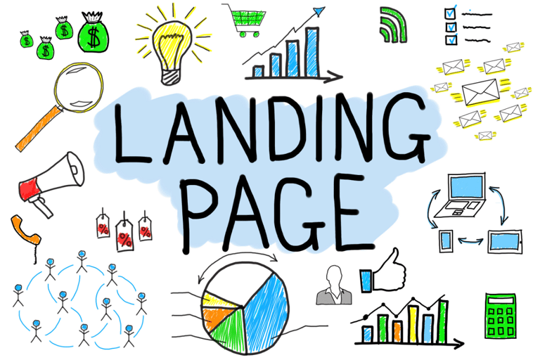 High-converting landing page design for SEO and sales growth