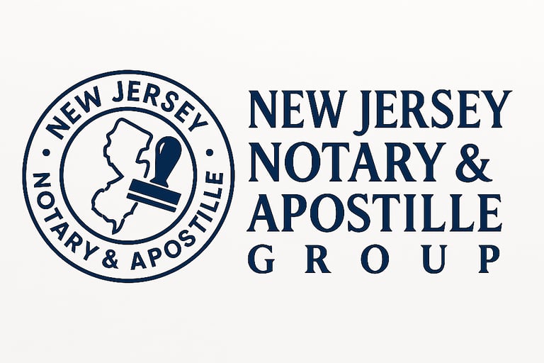 New Jersey Notary & Apostille Group Business Logo