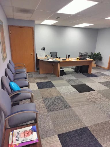 Reception area at Resolve Chiropractic in Brookfield WI