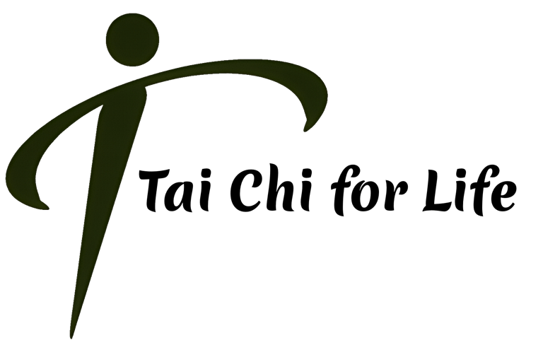 Tai Chi for Life logo featuring a stylized figure performing pose