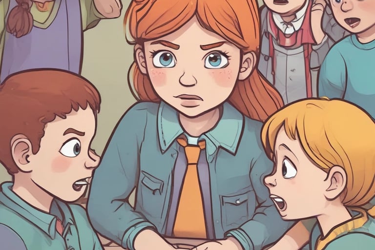 a cartoonish illustration of a teacher's teacher's classroom