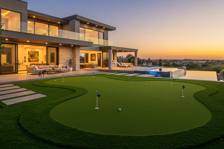 backyard putting green Boca Raton